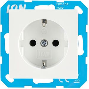 ION | Wandcontactdoos RA | Alpin wit - V1/J1 serie