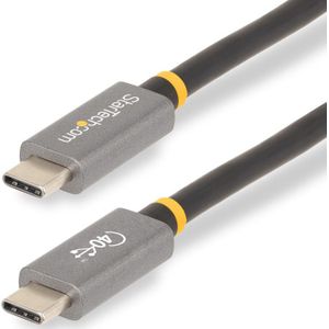 StarTech.com 1m USB4 Kabel, USB-IF Gecertificeerde USB-C Kabel, 40 Gbps, USB Type-C Data Transfer Ka