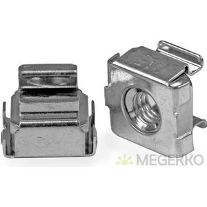 StarTech.com 50 Stuks M5 Plaatmoeren voor Serverracks