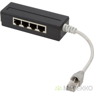 Logilink 4 Port RJ45 Splitter shielded with 15 cm cable (MP0032)