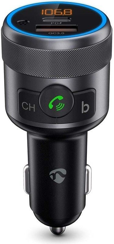 FM-Audiotransmitter voor Auto | Gefixeerd | Handsfree bellen | 1 | Amber-Scherm | Bluetooth® | PD