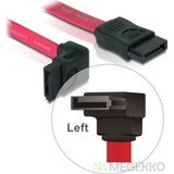 DeLOCK 88965 SATA Cable - 0.22m 0.22m Rood SATA-kabel