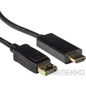 ACT Verloopkabel DisplayPort male naar HDMI-A male 5,00 m