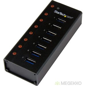 StarTech.com 7-poorts USB 3.0 hub metalen behuizing