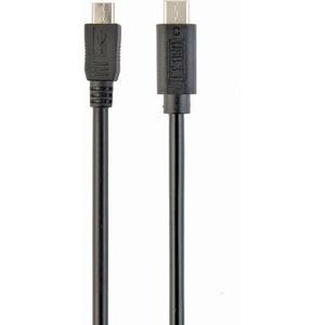 Gembird Kabel / Adapter 1m Micro-USB B USB C Zwart USB-kabel