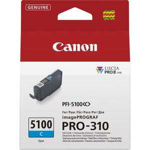 Canon PFI-5100 C inktcartridge 1 stuk(s) Origineel Cyaan