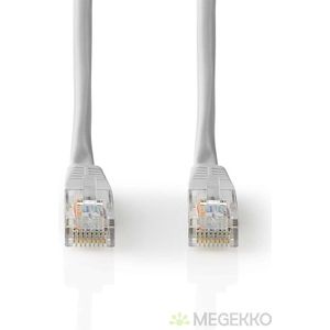 CAT5e-Kabel | U/UTP | RJ45 Male | RJ45 Male | 3.00 m | Rond | PVC | Grijs | Label