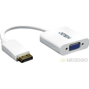 ATEN DisplayPort Kabel DisplayPort Male - VGA Female 15-Pins 0.15 m Wit