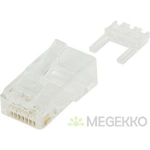 ACT RJ45 Connector CAT6, UTP Stekker voor Netwerkkabel, 10 stuks – AC4115