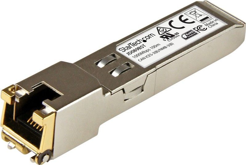 StarTech.com Gigabit RJ45 koper SFP ontvanger module HP JD089B compatibel 100m