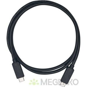 QNAP USB3.1 GEN2 10G 1.0M TYPE-C TO TYPE-C CABLE USB-kabel 1 m 3.2 Gen 2 (3.1 Gen 2) USB C Zwart