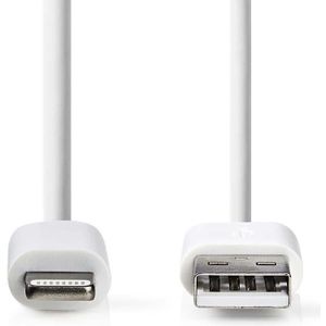 Sync and Charge-Kabel | Apple Lightning - USB-A Male | 2,0 m | Wit
