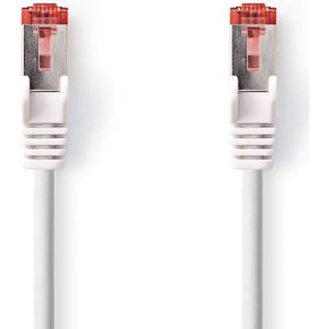 CAT6 S/FTP-Netwerkkabel | RJ45 Male - RJ45 Male | 2,0 m | Wit