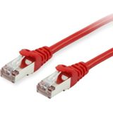 Equip Patchkabel Cat6 S/FTP 2xRJ45 1.5m rot - CAT 6 - SFTP netwerkkabel S/FTP (S-STP)