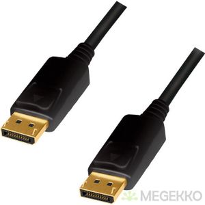 LogiLink CD0100 DisplayPort kabel 1 m Zwart