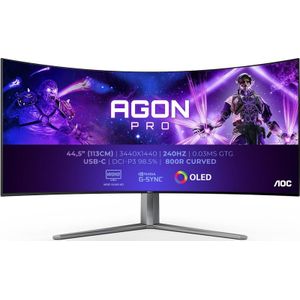 AOC AGON PRO AG456UCZD 45 Wide Quad HD 240Hz OLED Gaming Monitor