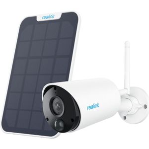 Reolink Argus Series B320 met zonnepaneel- 3 MP buitenbeveiligingscamera op batterijen met detectie