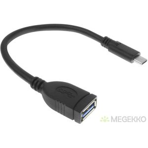 ACT USB 3.2 Gen1 OTG kabel C male - A female 0,2 meter