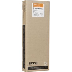 Epson Inktpatroon oranje T 636 700 ml T 636A