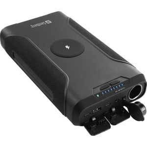 Sandberg Survivor Powerbank 7in1 72000 Lithium-Ion (Li-Ion) 72000 mAh Draadloos opladen Zwart