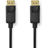 DisplayPort-Kabel | DisplayPort Male | DisplayPort Male | 8K@60Hz | Verguld | 2.00 m | Rond | PVC |