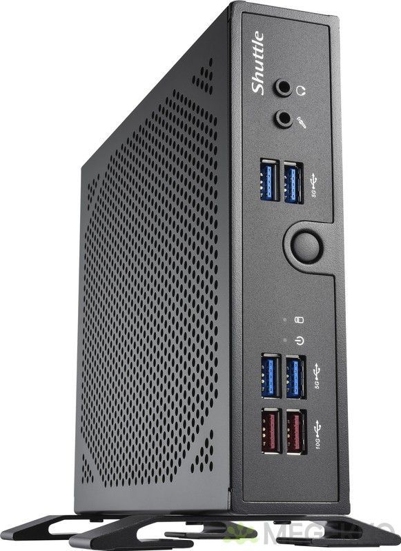 Shuttle XPC slim Barebone DS50U3, Intel i3-1315U, 2x LAN (1x 2.5Gbit ,1x 1Gbit), 1xCOM,1xHDMI,1xDP,
