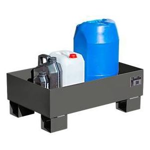 Auffangwanne AW60-1 grau RAL7005