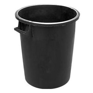 Tonne, aus HDPE, stapelbar 75 Liter, schwarz