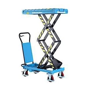 Hubtisch SPSR 300, manuell, Tragkraft 300 kg, inkl. abnehmbarem Rolleraufsatz