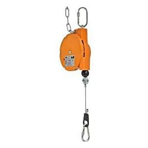 Federzug HAHN+KOLB Autostat Typ 7228, mit Balancer, Traglast 3,8 bis 5,2 kg, Seilauszugslänge bis 1600 mm, Spezialkunststoff, orange