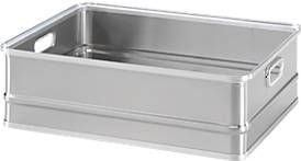 Transportkasten, stapelbar, ungelocht, 77 l