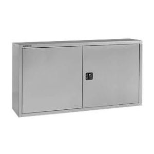 Schäfer Shop Select Aufsatzschrank, abschließbar, Höhe 800 mm, Breite 1200 mm, weißaluminium RAL 9006