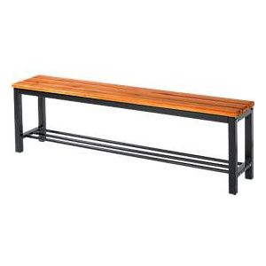 Sitzbank mit Schuhrost, 1500 mm breit