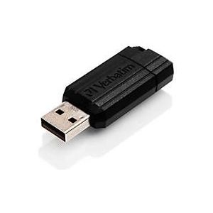 Verbatim USB-Stick PinStripe, Speicherkapazität 8 bis 64 GB, mit Schiebemechanismus, 64GB