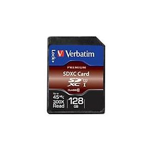 Verbatim Speicherkarte SDHC/SDXC Premium, Speicherkapazität 128 GB