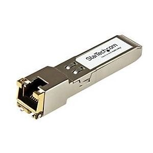 StarTech.com 10070H-ST Transceiver Modul (SFP Module, 10/100/1000Base-TX Extreme Networks kompatibel, Kupfer, RJ-45 Kupfer mit DDM) - SFP (Mini-GBIC)-Transceiver-Modul (gleichwertig mit: Extreme Networks 10070H) - 1GbE - 1000Base-T - RJ-45 - bis z...