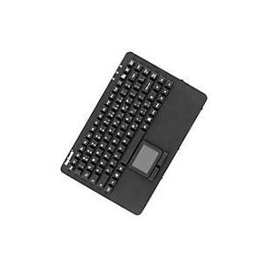 KeySonic KSK-5230IN - Tastatur - mit Touchpad - USB - Schweiz - Schwarz