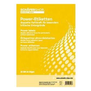 Schäfer Shop Select Power Etiketten 63,5 x 29,6 mm, 25 Bl.