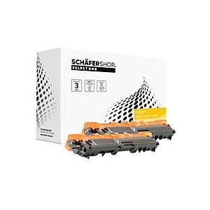 Schäfer Shop Select Toner, ersetzt Brother TN-241BK (TN241BK), Doppelpack, schwarz