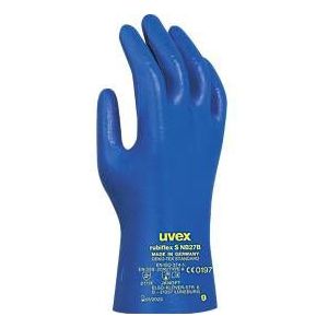 Chemikalienschutzhandschuhe uvex rubiflex S NB27B, trikotiert, NBR-beschichtet, EN 374/Typ A, ergonomisch, 10 Paar, Gr.10