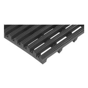 Arbeitsplatzmatte Yoga Roll Oil, 600 mm breit, schwarz