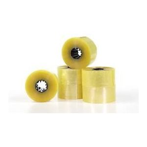 ZeroTape® 400 Packband, XHT90®-Kleber, 150 Laufmeter, Breite 48 mm, Gesamtstärke 43 µ, transparent, 6 Rollen