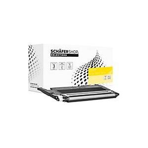 Toner Schäfer Shop Select, kompatibel zu HP 117A (W2072A), Original-Herstellerchip, ca. 700 DIN A4 Seiten, gelb
