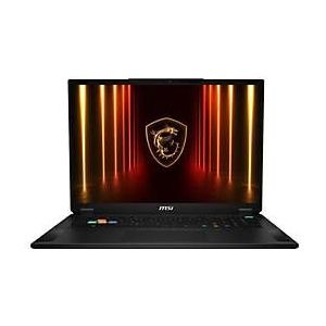 MSI Stealth 18 HX AI A2XWIG-042 - Intel Core Ultra 9 275HX - Win 11 Pro - GeForce RTX 5070 Ti - 64 GB RAM - 2 TB SSD NVMe