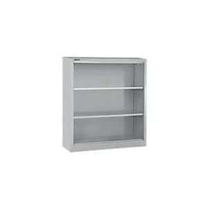 Schäfer Shop Select Stahlregal MS iCONOMY, 3 Ordnerhöhen, B 950 x T 400 x H 1215 mm, weißaluminium RAL 9006