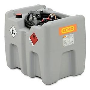 Mobile Tankstelle CEMO DT-Mobil Easy Elektropumpe CENTRI SP30, Automatik-Zapfpistole, 210 l, Polyethylen, einwandig, B 785 x T 595 x H 685 mm