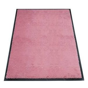 Schmutzfangmatte miltex Eazycare Style, eckig, antistatisch, UV-beständig, waschbar, High-Twist-Nylon & Niltrilgummi, 800 x 1200 mm, hellrosa