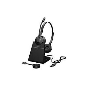 Jabra Engage 55 SE Stereo - Headset - On-Ear - DECT - kabellos - USB-A über DECT-Adapter