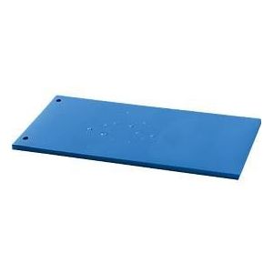 Trennstreifen-Folien, Polypropylen, unifarben, 100 Stück, blau