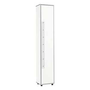 Schäfer Shop Select Aktenschrank Moxxo IQ, Holz, 5 Böden, 6 OH, B 401 x T 362 x H 2166 mm, weiß